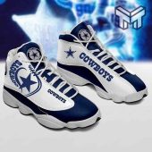 Dallas Cowboys Nfl Air Jordan 13 Big Logo Football Team Shoes For Fans.jpg - demo10