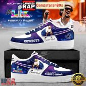 Dallas Cowboys NFL Bad Bunny Here For The Benito Bowl 2026 Custom Air Force 1 Sneakers Shoes