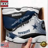 NFL Dallas Cowboys Big Logo Football Team Air Jordan 13 Shoes