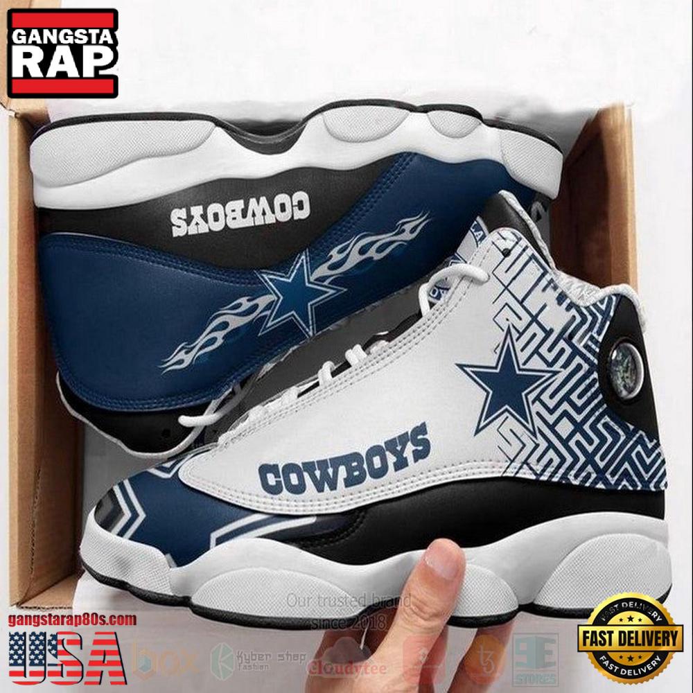 NFL Dallas Cowboys Big Logo Football Team Air Jordan 13 Shoes NFL Dallas Cowboys Big Logo Football Team Air Jordan 13 Shoes