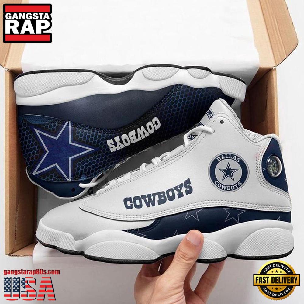 NFL Dallas Cowboys Ver 4 Air Jordan 13 Sneaker NFL Dallas Cowboys Ver 4 Air Jordan 13 Sneaker