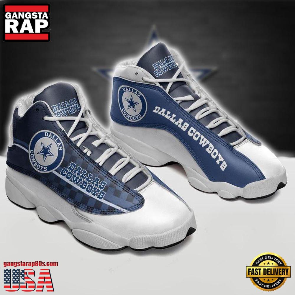 NFL Dallas Cowboys Ver 5 Air Jordan 13 Sneaker NFL Dallas Cowboys Ver 5 Air Jordan 13 Sneaker