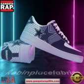 Dallas Cowboys Team AF 1 Running Sneakers Shoes