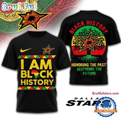 Dallas Stars 2026 NHL Black History Limited Edition 3D Shirt