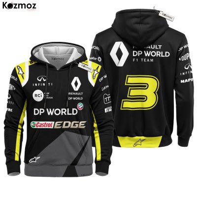 Daniel Ricciardo 2018 Renault DP World Race Suit Uniform - F1 Racing Suit