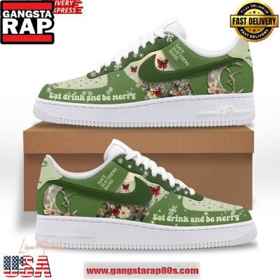 Dave Matthews Christmas Holiday Limited Edition Air Force 1 Running Sneakers