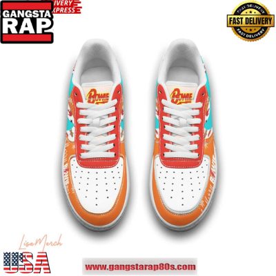 David Bowie Merry Christmas Limited Edition Air Force 1 Running Sneakers Shoes