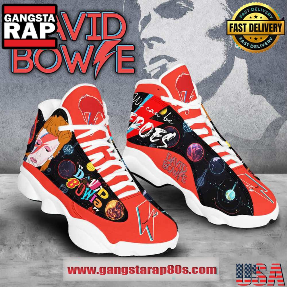 David Bowie Starman Air Jordan 13 Sneakers Shoes David Bowie Starman Air Jordan 13 Sneakers Shoes
