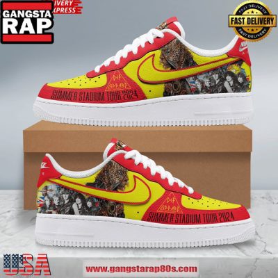 Def Leppard Summer Stadium Tour 2024 Air Force 1 Sneakers Shoes