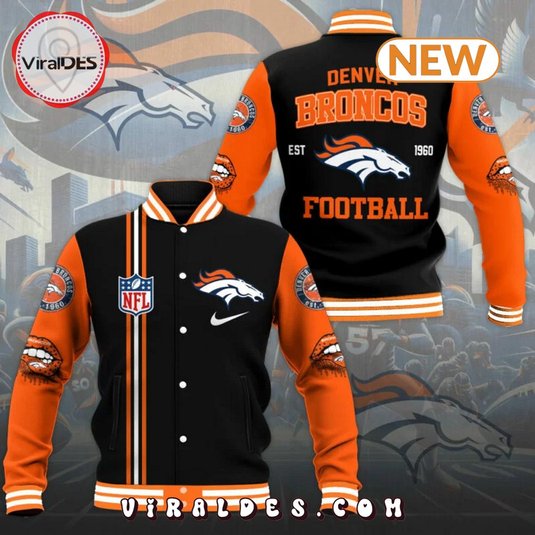 Denver Broncos Football Baseball Jersey Denver Broncos Football Baseball Jersey
