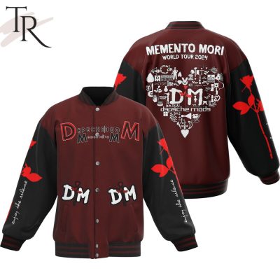 Depeche Mode Memento Mori World Tour 2024 Baseball Jacket