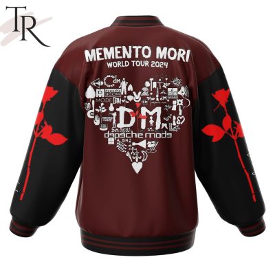 Depeche Mode Memento Mori World Tour 2024 Baseball Jacket