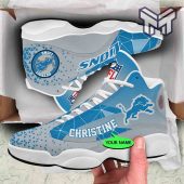 Detroit Lions Air Jordan 13nfl Aj13 Shoes Triangle Custom Shoes.jpg - demo10