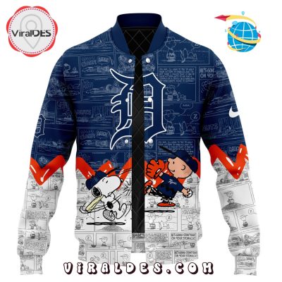 Detroit Tigers 75th Anniversary of Peanuts Baseball Jacket