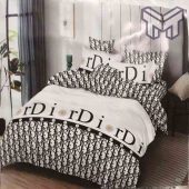 Dior Bedding Sets Christian Dior Logo Luxury Brand Bedding Set Home Decor 1.jpg - demo10