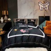 Dior Bedding Sets Christian Dior Paris Black Luxury Brand Premium Bedding Set Duvet Cover Home Decor.jpg - demo10