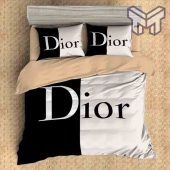 Dior Bedding Sets Dior Black And White Bedding Sets Quilt Sets Duvet Cover Luxury Brand Bedding Decor 1.jpg - demo10
