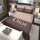 Dior Bedding Sets Dior Brown Fashion Luxury Brand Premium Bedding Set Home Decor.jpg - demo10