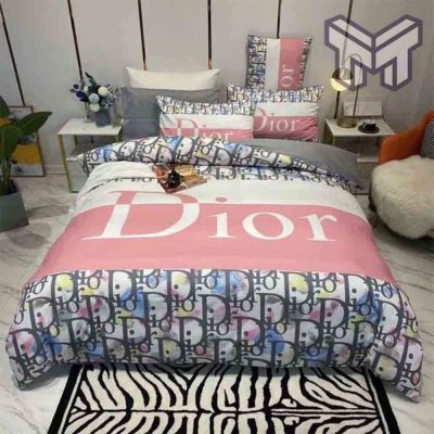 Dior Bedding Sets, Dior Printed Bedding Sets Quilt Sets Duvet Cover Luxury Brand Bedding Decor