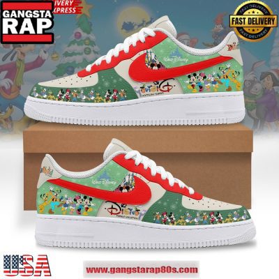 Disney Family Christmas Vacation Limited Edition Air Force 1 Running Sneakers Shoes