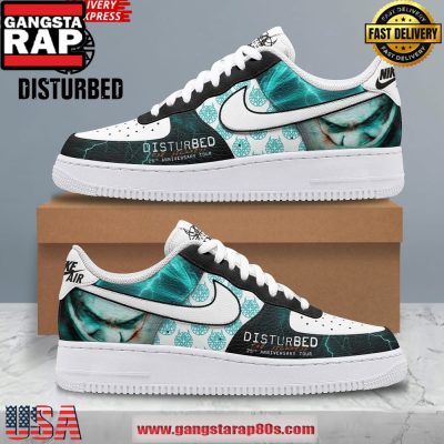 Disturbed 25th Anniversary Tour Limited Edition Air Force 1 Shoes Running Sneakers