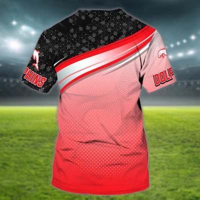 Dolphins Personalized Name 3D Tshirt Gift For Nrl Fan