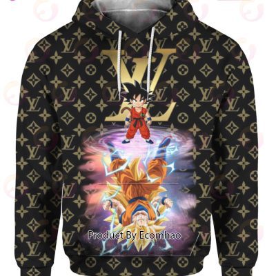 Dragon Ball Anime Son Goku Louis Vuitton Hoodie
