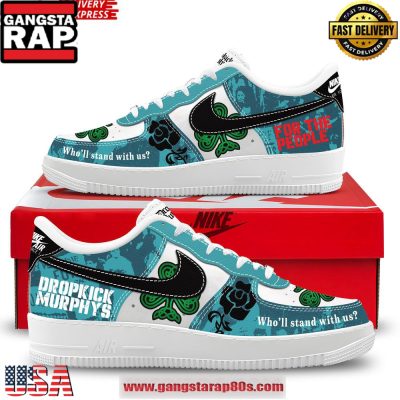 Dropkick Murphys For The People Limited Nike Air Force 1 Sneakers Shoes