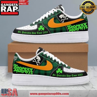 Dropkick Murphys St. Patrick?s Day Tour 2025 Air Force 1 Running Sneakers Shoes