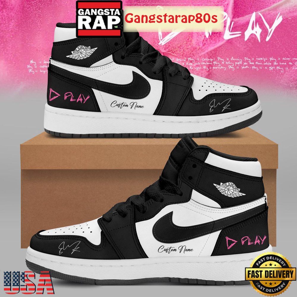 Ed Sheeran Play The Tour Custom Air Jordan 1 Shoes Running Sneakers Ed Sheeran Play The Tour Custom Air Jordan 1 Shoes Running Sneakers