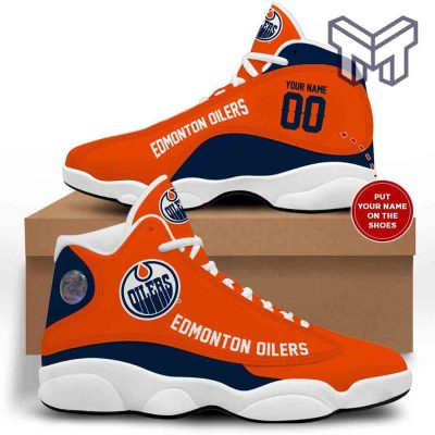 Edmonton Oilers Air Jordan 13,Nhl Retro Aj13 Shoes Custom Shoes