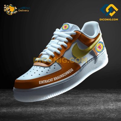 Eintracht Braunschweig Custom Shoes Orange Bundesliga Air Force 1 DICONIG FASHION