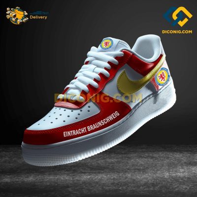 Eintracht Braunschweig Custom Shoes Red Bundesliga Air Force 1 DICONIG FASHION