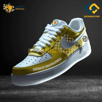 Eintracht Braunschweig Custom Shoes Yellow Bundesliga Air Force 1 DICONIG FASHION