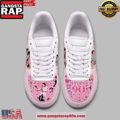 Elvis Presley King of Rock 90th Anniversary Air Force 1 Sneakers Shoes