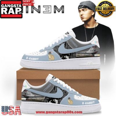 Eminem B-Rabbit New Special Edition Nike Air Force 1 Sneakers Shoes