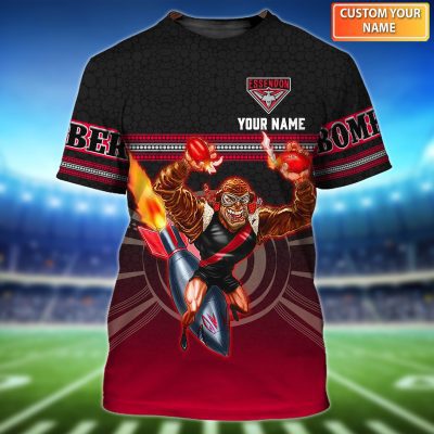 Essendon Bombers | Essendon Bombers Personalized Name 3D Tshirt