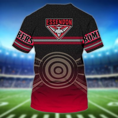 Essendon Bombers | Essendon Bombers Personalized Name 3D Tshirt