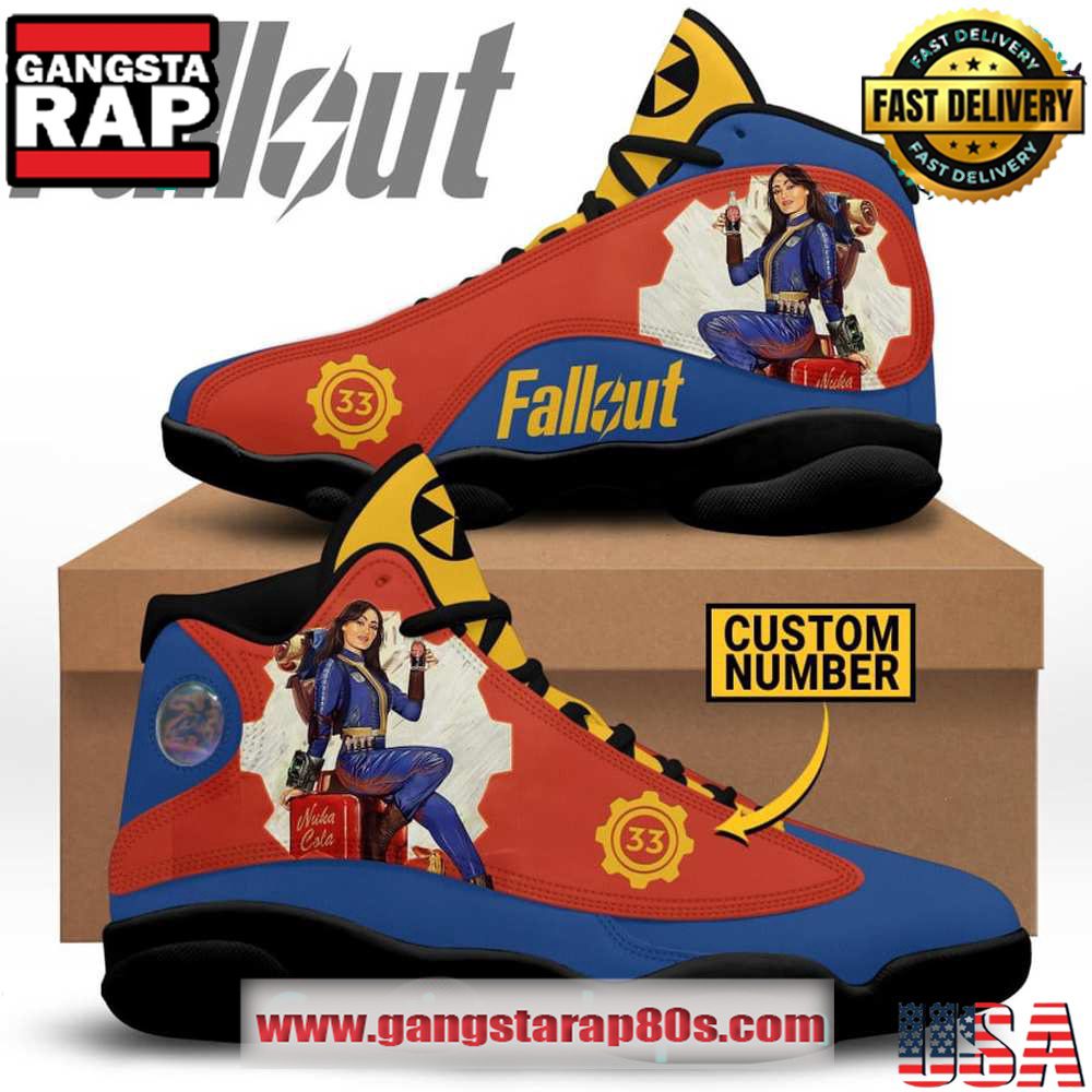 Fallout Custom Number Air Jordan 13 Sneakers Shoess Fallout Custom Number Air Jordan 13 Sneakers Shoess