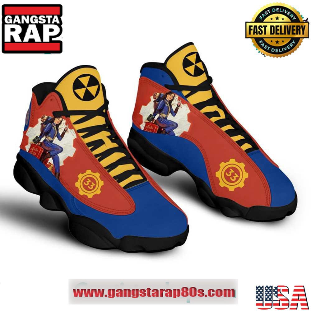 Fallout Custom Number Air Jordan 13 Sneakers Shoess Fallout Custom Number Air Jordan 13 Sneakers Shoess