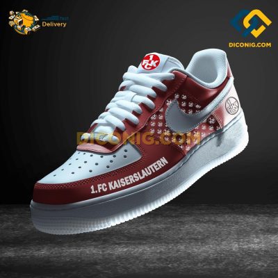 FC Kaiserslautern Custom Shoes Crimson Bundesliga Air Force 1 DICONIG FASHION