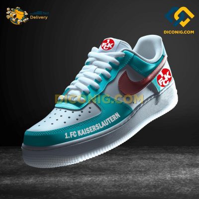 FC Kaiserslautern Custom Shoes Teal Bundesliga Air Force 1 DICONIG FASHION