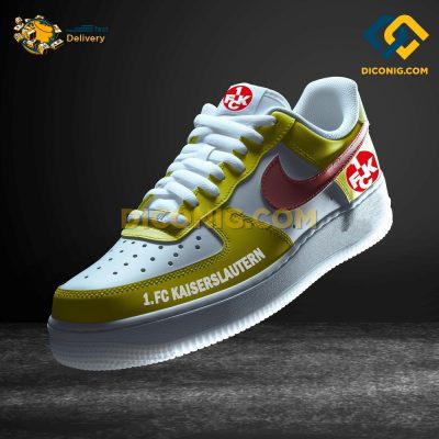 FC Kaiserslautern Custom Shoes Yellow Bundesliga Air Force 1 DICONIG FASHION