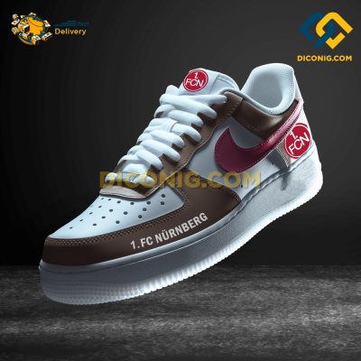 FC Nurnberg Custom Shoes Brown Bundesliga Air Force 1 DICONIG FASHION