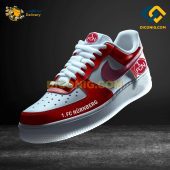 FC Nurnberg Custom Shoes Red Bundesliga Air Force 1 DICONIG FASHION