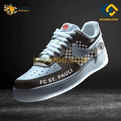FC St Pauli Custom Shoes Brown Bundesliga Air Force 1 DICONIG FASHION