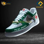 FC St Pauli Custom Shoes Green Bundesliga Air Force 1 DICONIG FASHION