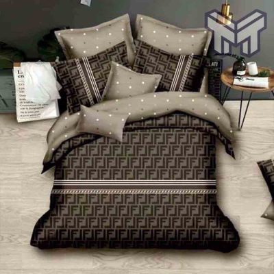 Fendi Bedding Sets, Fendi Printed Bedding Sets Quilt Sets Duvet Cover Luxury Brand Bedding Decor