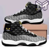 Fendi Eyes Black White Air Jordan 11 Sneakers Shoes Hot 2022 Gifts For Men Women.jpg - demo10
