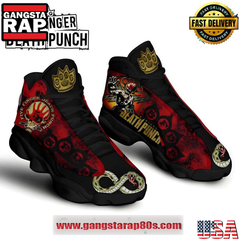 Five Finger Death Punch Air Jordan 13 Sneakers Shoess Five Finger Death Punch Air Jordan 13 Sneakers Shoess
